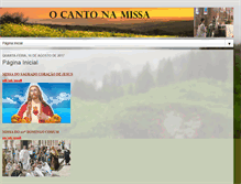 Tablet Screenshot of folhetosdecanto.com